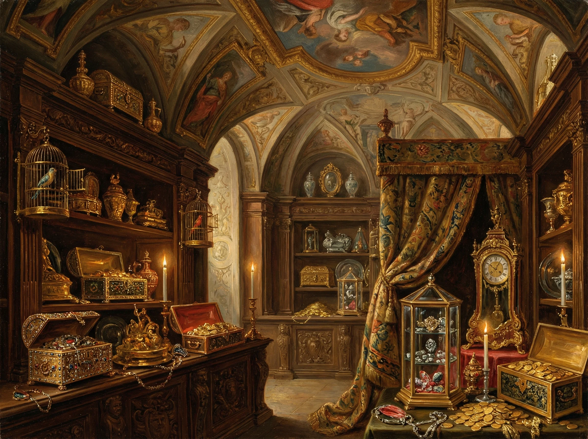 巅峰国际推荐的PG电子平台评测 - 皇家宝库奇珍异宝古典油画